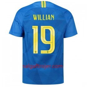 Brasilien Fodboldtrøjer Willian 19 Udebanesæt VM 2018